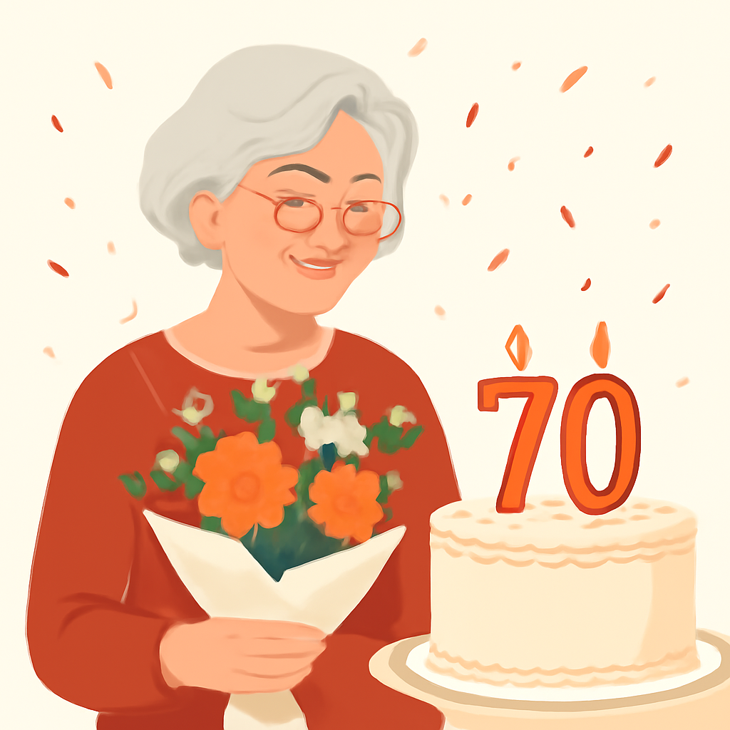 поздравление с 70-летием женщине своими словами топ 15 заготовок — иллюстрация к статье «поздравление с 70-летием женщине своими словами топ 15 заготовок»