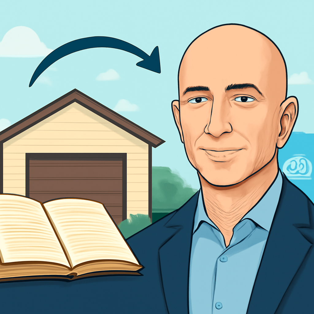 Как рождался Amazon: гараж, книги и большая идея — иллюстрация к статье «джефф безос биография»