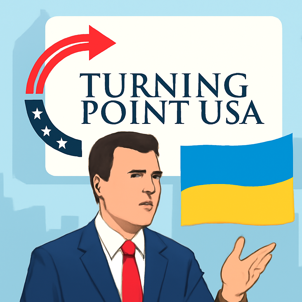 Turning Point USA: машина влияния на молодёжь — иллюстрация к статье «чарли кирк биография что говорит об Украине»